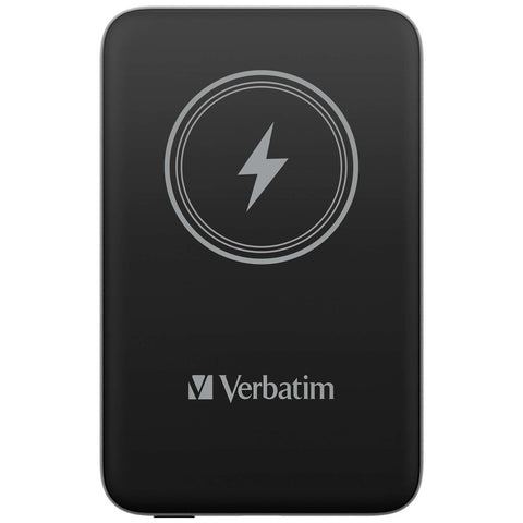 Външна батерия Verbatim MCP-10BK Power Pack 10000 mAh with UBS-C PD 20W / Magnetic