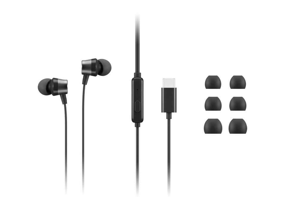 Слушалки Lenovo USB-C Wired In-Ear Headphones