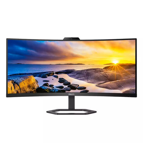Монитор Philips 34E1C5600HE, 34" Curved 1500R VA WLED