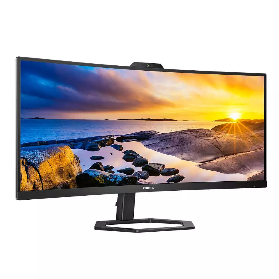 Монитор Philips 34E1C5600HE, 34" Curved 1500R VA WLED