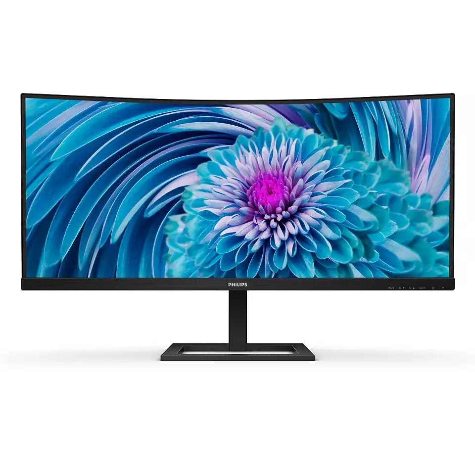 Монитор Philips 346E2CUAE, 34" Curved 1500R VA WLED