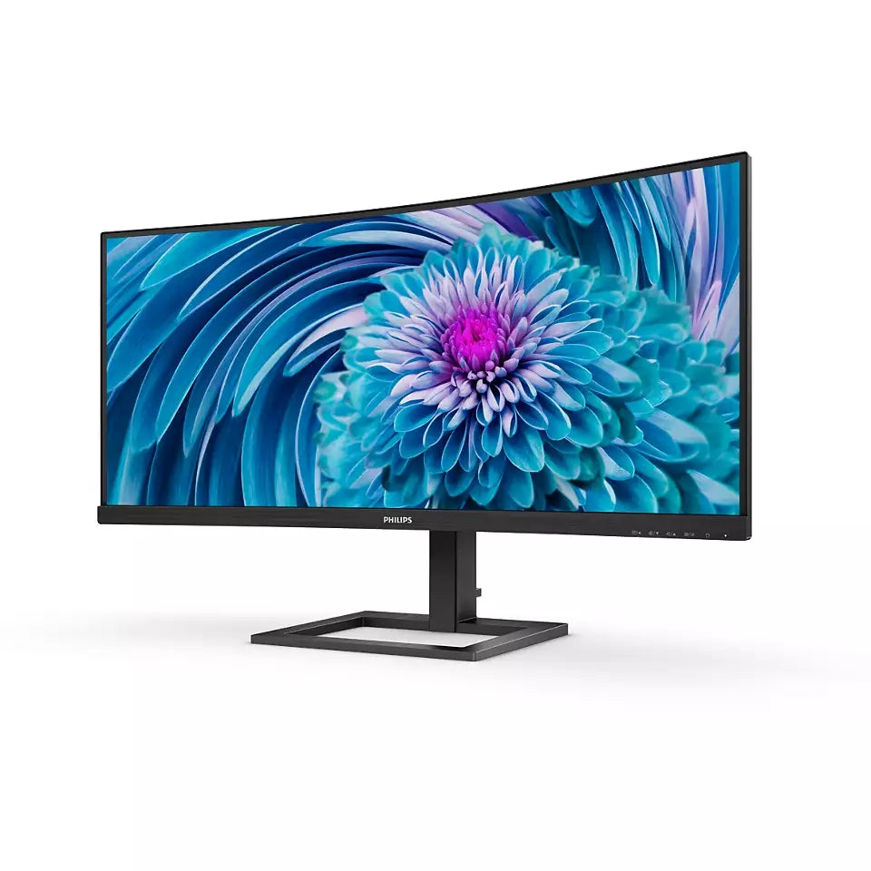 Монитор Philips 346E2CUAE, 34" Curved 1500R VA WLED