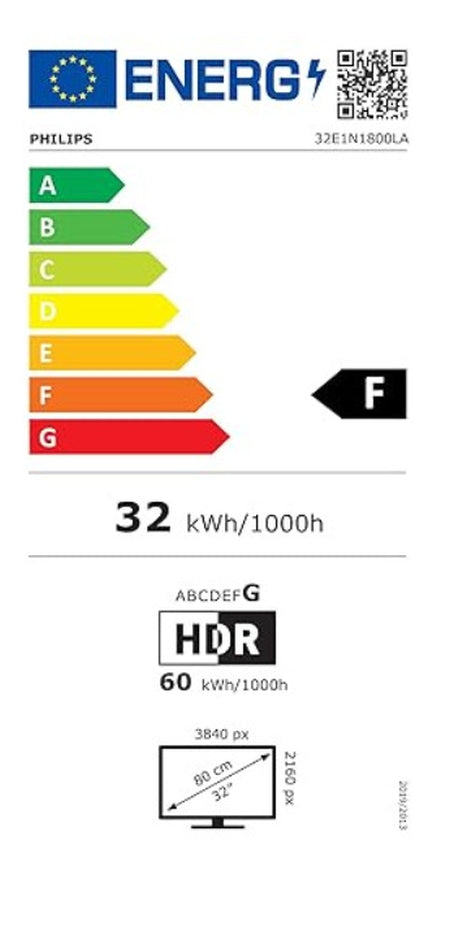 Монитор Philips 32E1N1800LA, 31.5" VA WLED