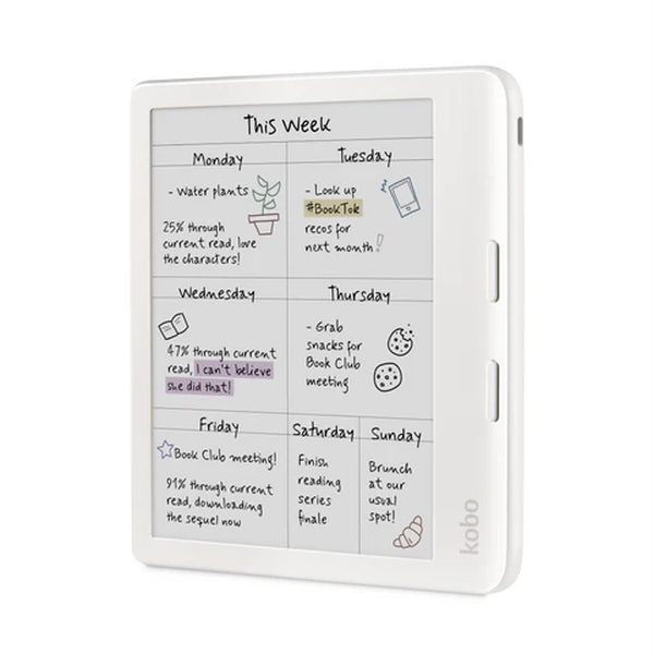 Четец за Е-книги Kobo Libra Colour e-Book Reader (N428-KU-WH-K-CK)