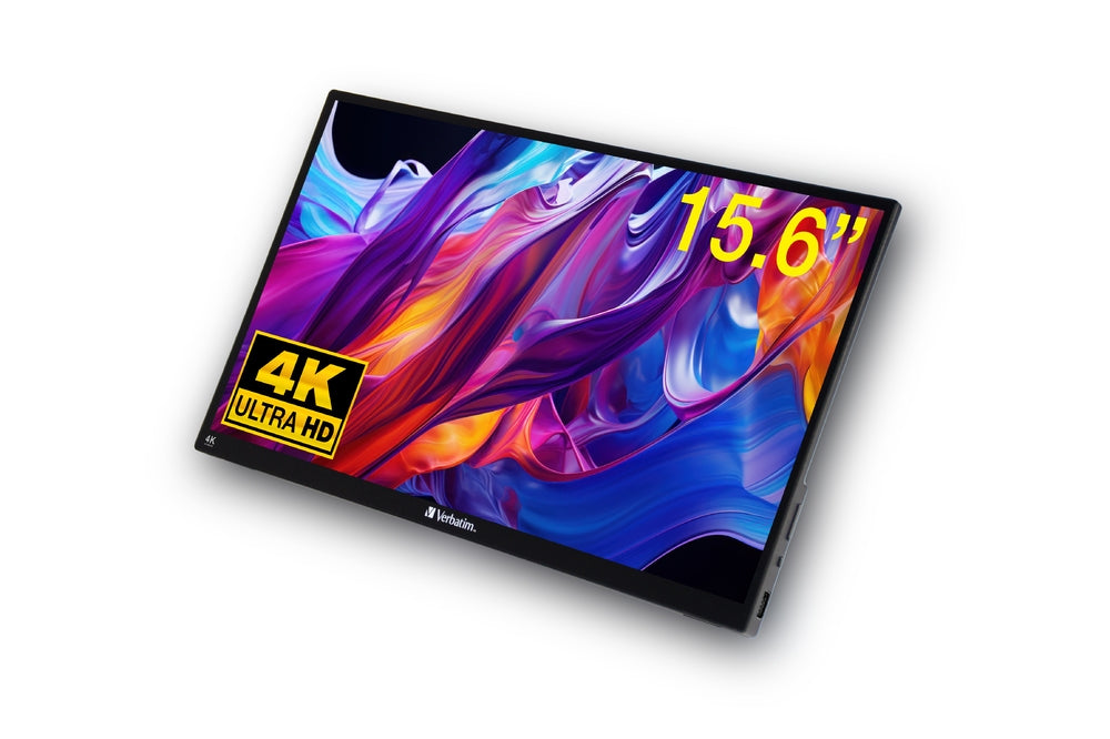 Монитор Verbatim PMT-15 4K Portable Touchscreen Monitor 15.6" 4K Ultra HD Metal Housing