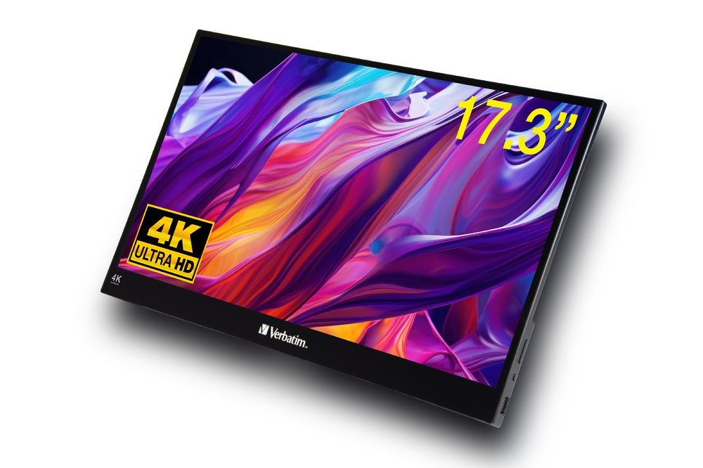 Монитор Verbatim PMT-17-4K Portable Touchscreen Monitor 17.3" 4K Ultra HD Metal Housing