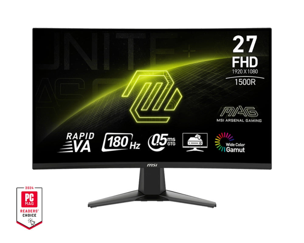Монитор MSI MAG 27C6F, 27", Rapid VA