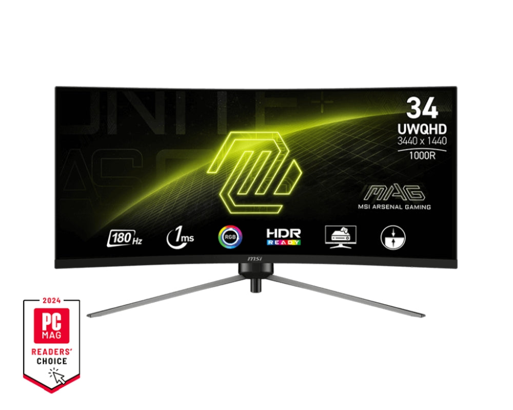 Монитор MSI MAG 345CQR, 34", VA