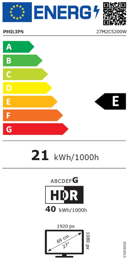 Монитор Philips Evnia 27M2C5200W