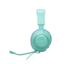 Слушалки JBL QUANTUM 100M2 CYN Wired over-ear gaming headset with detachable mic and mute