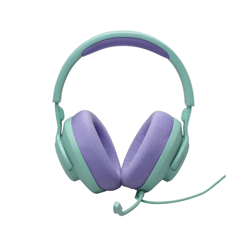 Слушалки JBL QUANTUM 100M2 CYN Wired over-ear gaming headset with detachable mic and mute