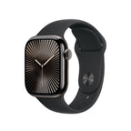 Каишка за часовник Apple Watch 42mm Sport Band: Black Sport Band, M/L