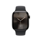 Каишка за часовник Apple Watch 42mm Sport Band: Black Sport Band, M/L