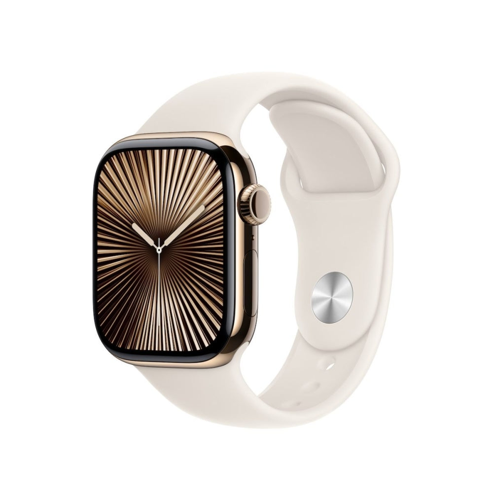 Каишка за часовник Apple Watch 42mm Sport Band: Starlight Sport Band, S/M