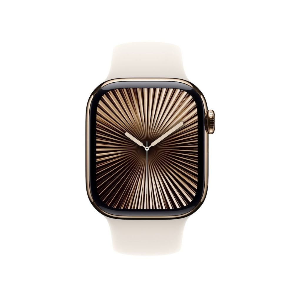 Каишка за часовник Apple Watch 42mm Sport Band: Starlight Sport Band, M/L