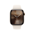 Каишка за часовник Apple Watch 42mm Sport Band: Starlight Sport Band, M/L
