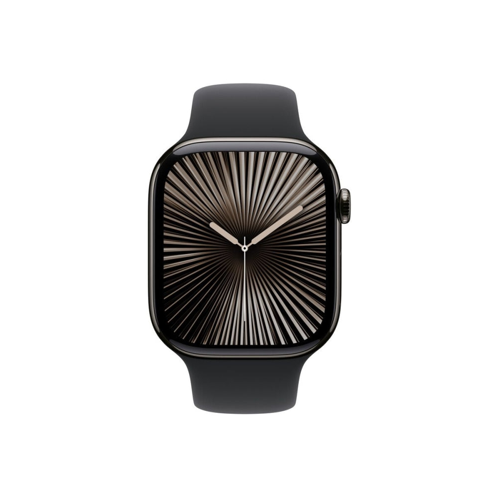 Каишка за часовник Apple Watch 46mm Sport Band: Black Sport Band, M/L