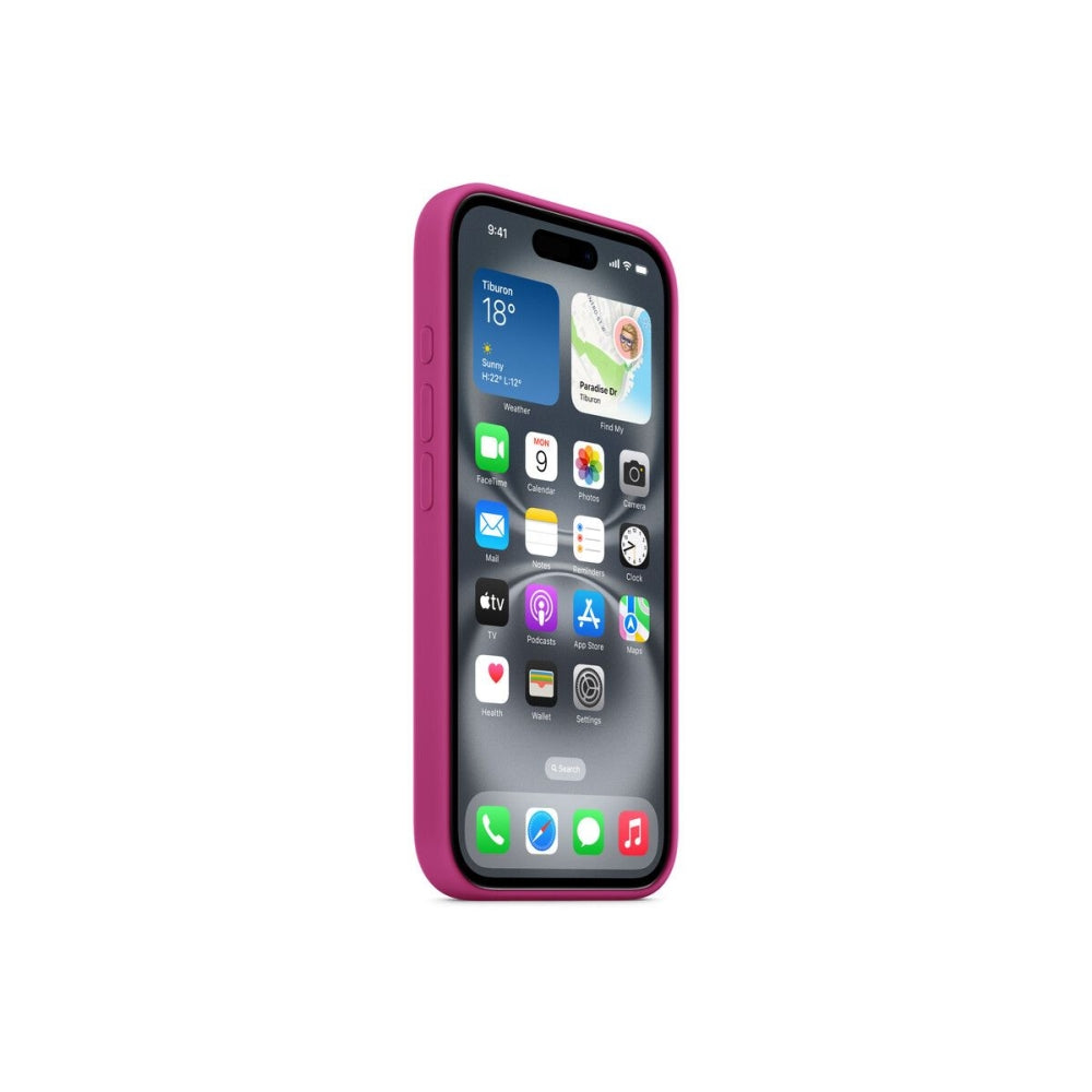 Калъф Apple iPhone 16 Silicone Case with MagSafe, Fuchsia