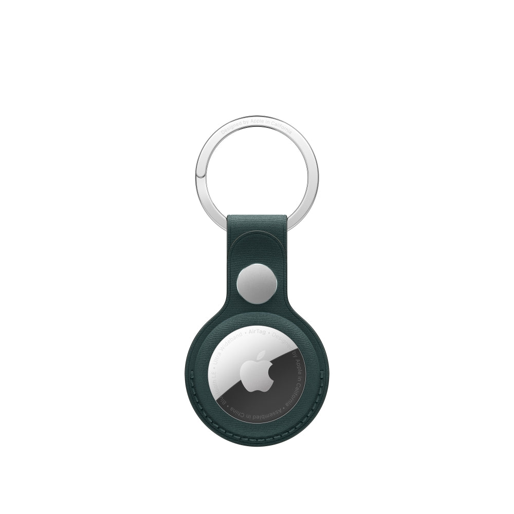 Проследяващо устройство Apple AirTag FineWoven Key Ring, Dark Green