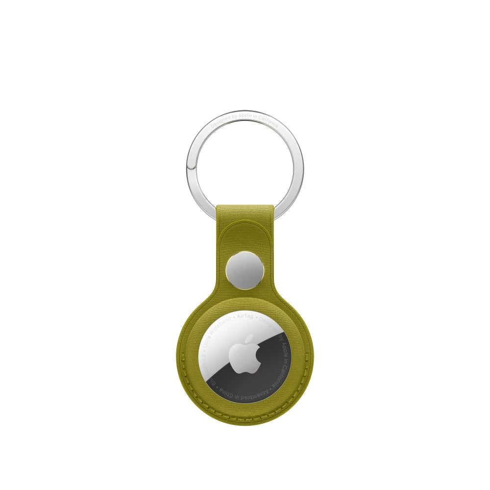 Проследяващо устройство Apple AirTag FineWoven Key Ring, Chartreuse