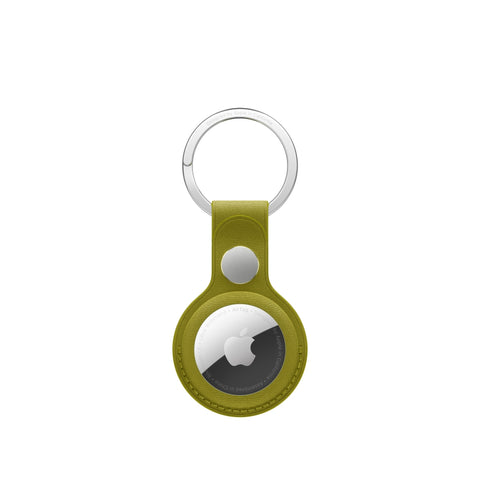 Проследяващо устройство Apple AirTag FineWoven Key Ring, Chartreuse