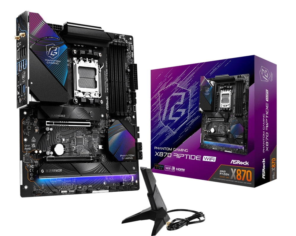 Дънна платка Asrock X870 Phantom Gaming Riptide Wi-Fi
