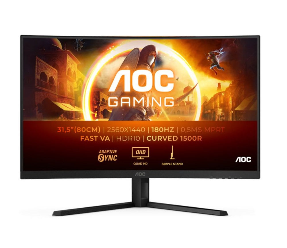 Монитор AOC CQ32G4VE, 31.5" Curved 1500R