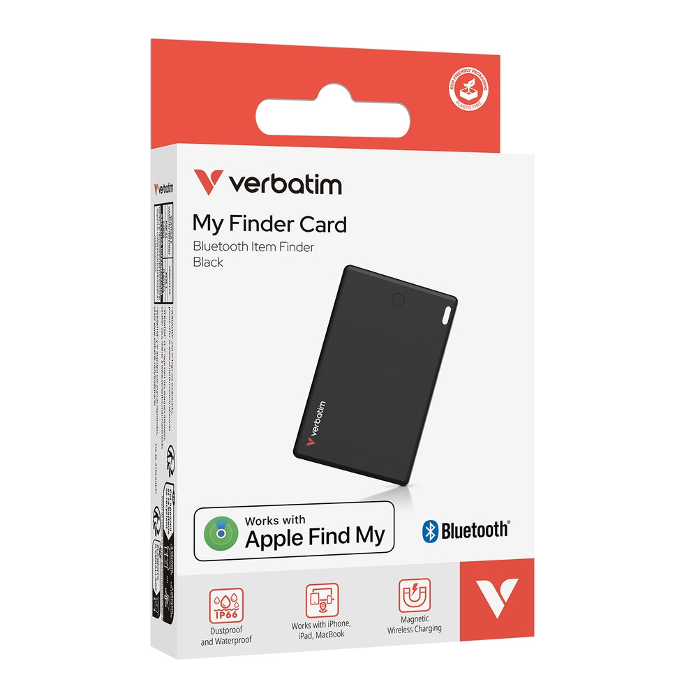 Проследяващо устройство Verbatim MYFCR-01B My Finder Card Bluetooth Item Finder 1 pack