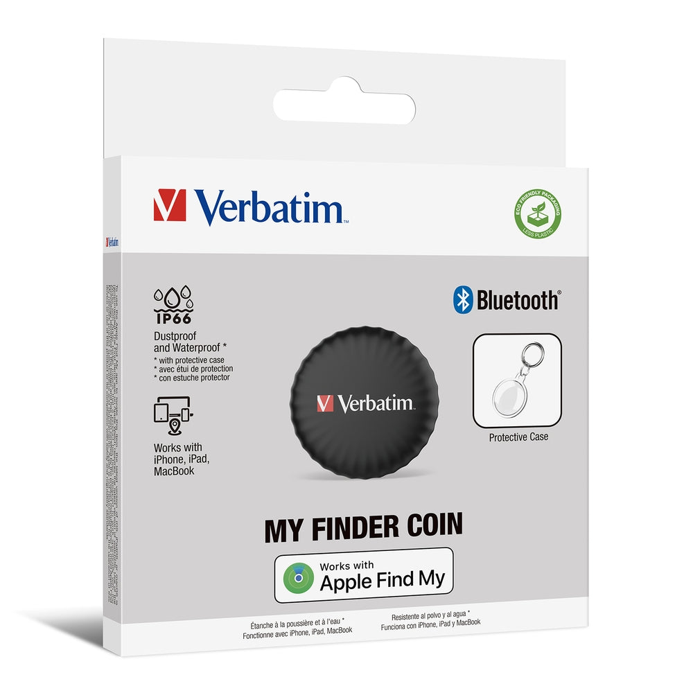 Проследяващо устройство Verbatim MYFC-01B My Finder Coin Bluetooth Item Finder 1 pack