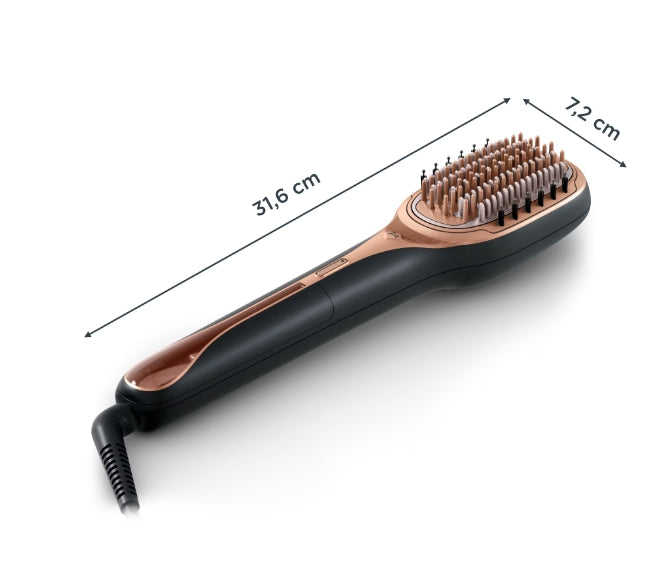 Електрическа четка за коса Rowenta CF9940F0 Hair Therapist Steam Brush Black