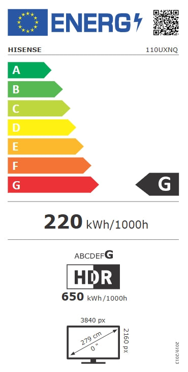 Телевизор Hisense, 110'' UXNQ,Mini-LED
