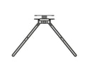 Стойка Logitech TV Mount for Video Bars, N/A, N/A, N/A, WW-9004, TV MOUNT