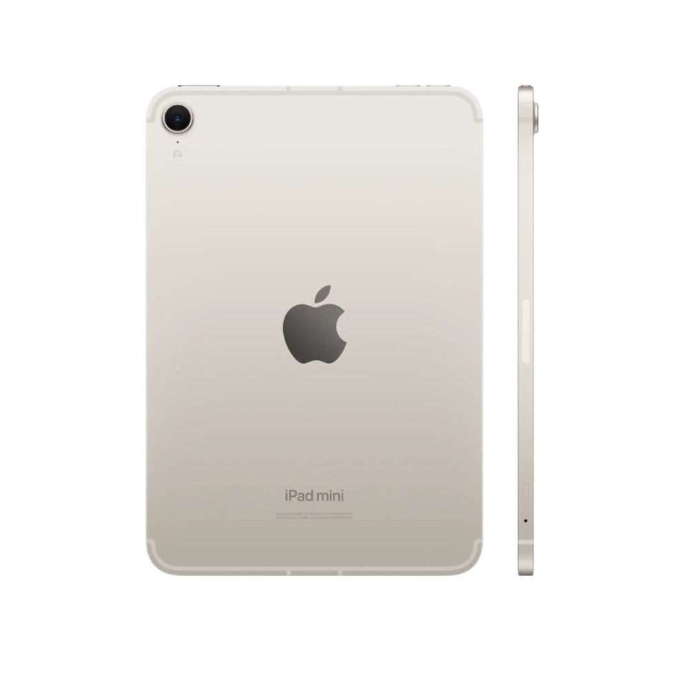 Таблет Apple iPad mini (A17 Pro) Cellular 128GB, Starlight