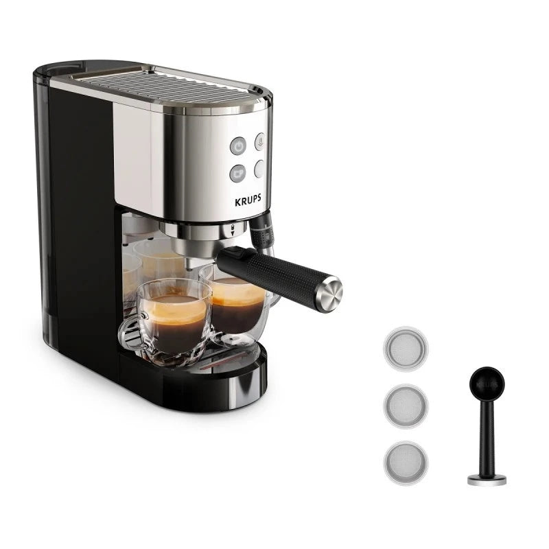 Кафемашина Krups XP444C10 ESP PUMP VIRTUOSO+ SS EU