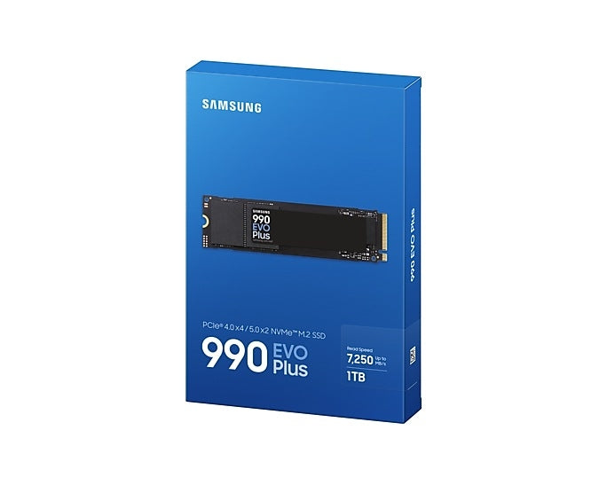 Твърд диск Samsung SSD 990 EVO Plus 1TB PCIe 4.0 NVMe 2.0 M.2 V-NAND 3-bit MLC