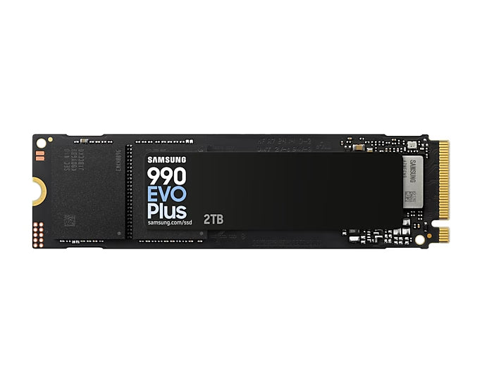 Твърд диск Samsung SSD 990 EVO Plus 2TB PCIe 4.0 NVMe 2.0 M.2 V-NAND 3-bit MLC