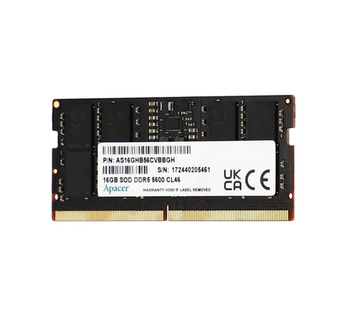 Памет Apacer 16GB Notebook Memory, DDR5 SODIMM 5600Hz