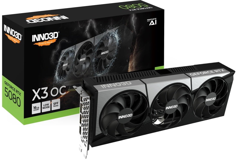 Видео карта Inno3D GeForce RTX 5080 16GB GDDR7 X3 OC