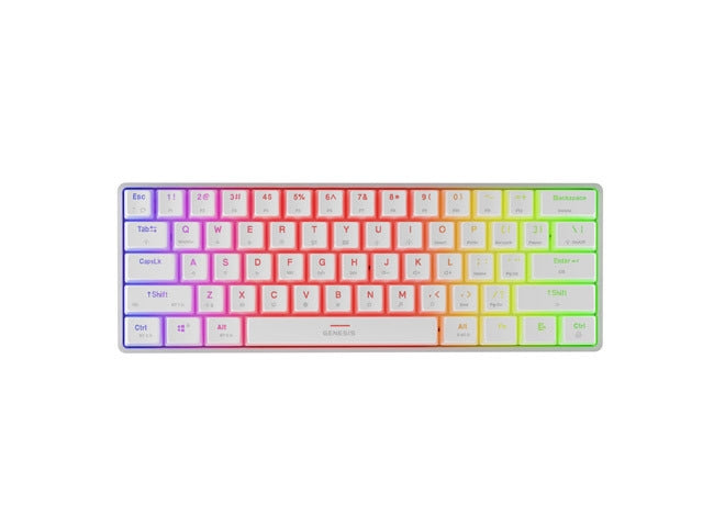 Клавиатура Genesis Mechanical Gaming Keyboard Thor 660 G2 Wireless RGB Backlight WHITE (NKG-2197)