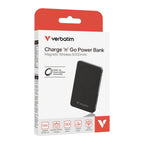 Външна батерия Verbatim Charge 'n' Go Essentials Power Bank Magnetic Wireless 5000mAh (32225)