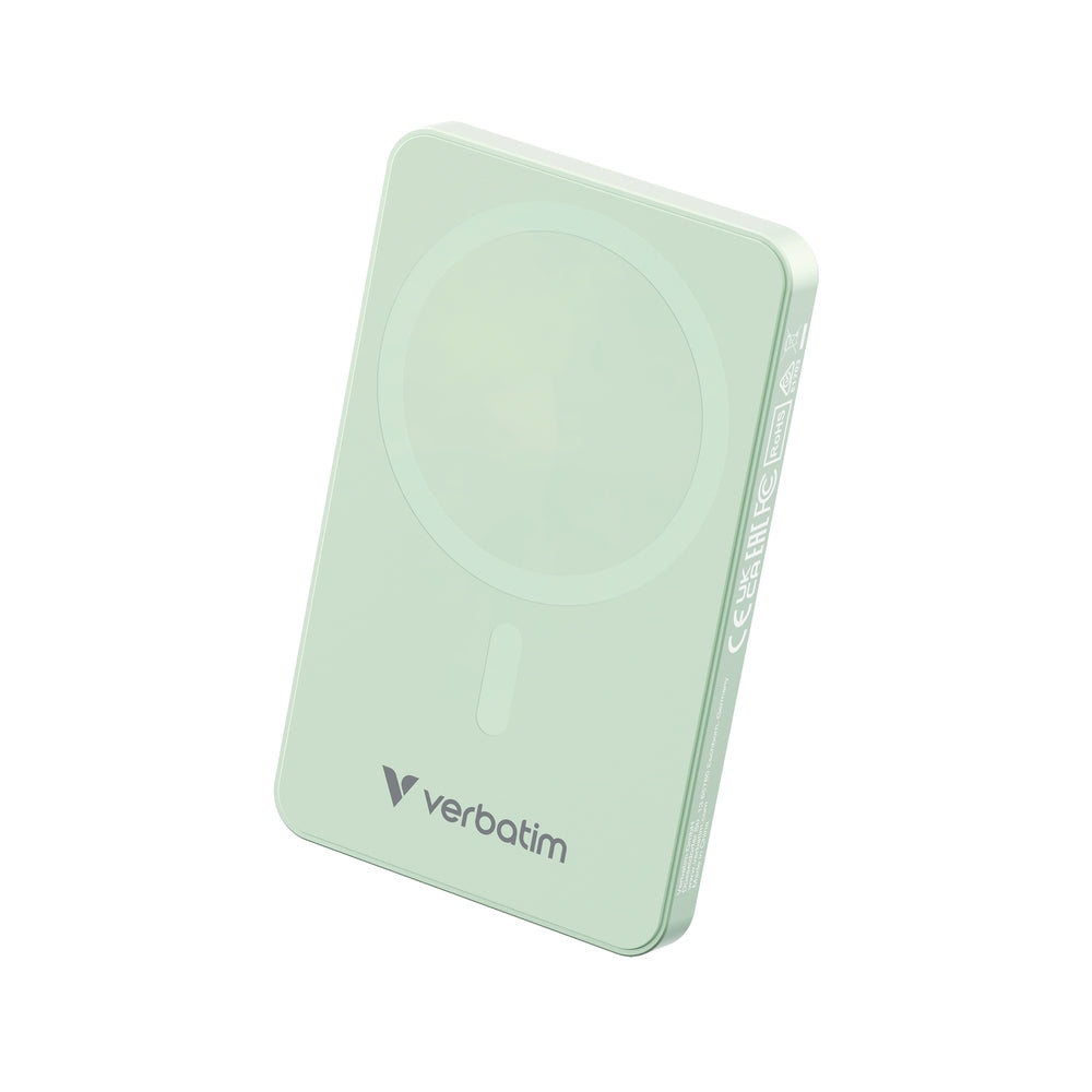 Външна батерия Verbatim Charge 'n' Go Essentials Power Bank Magnetic Wireless 5000mAh (32226)
