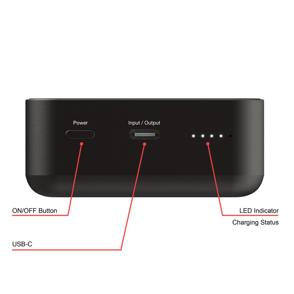 Външна батерия Verbatim Charge 'n' Go Essentials Power Bank Magnetic Wireless 20000mAh (32223)
