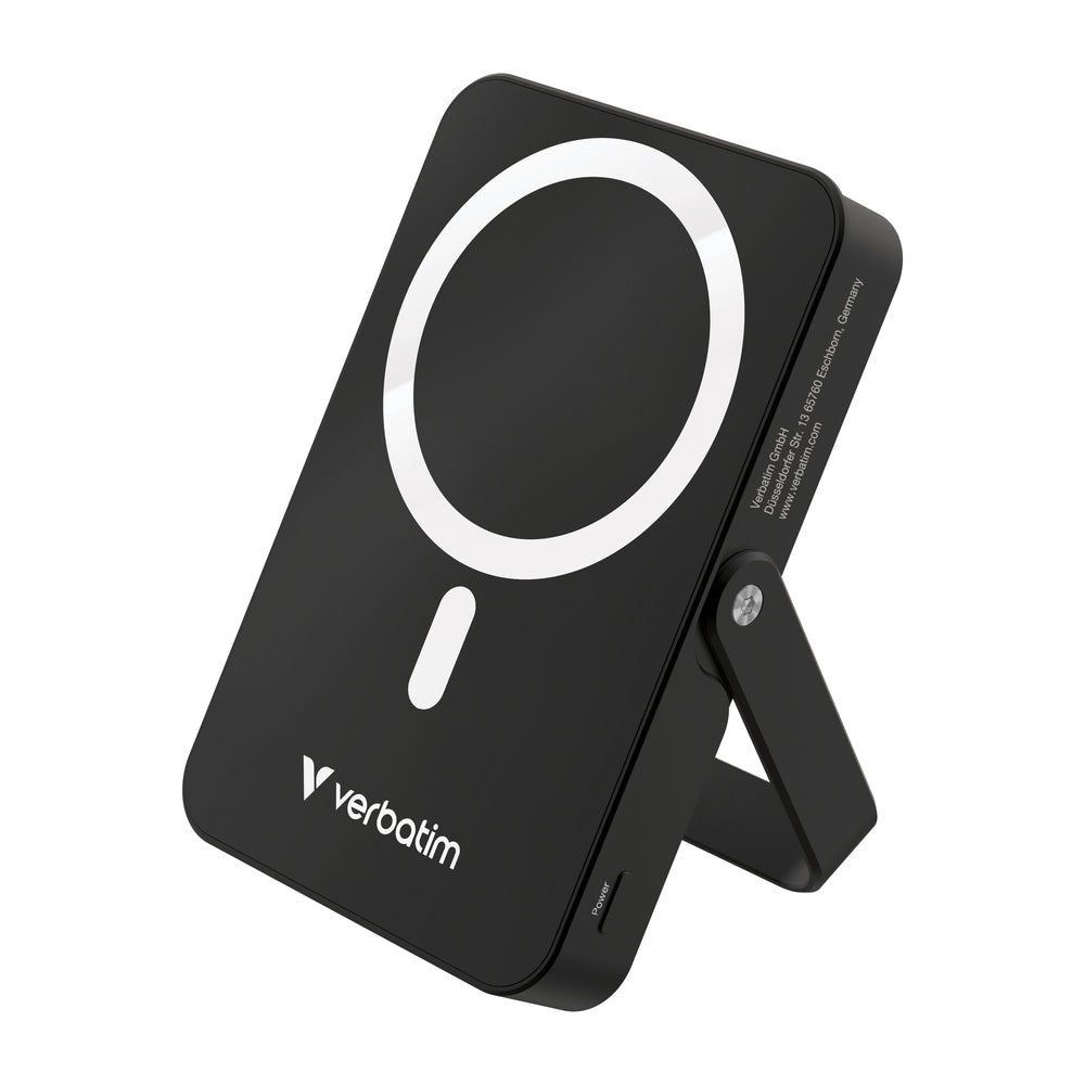 Външна батерия Verbatim Charge 'n' Go Power Bank with Stand Magnetic Wireless 10000mAh (32264)