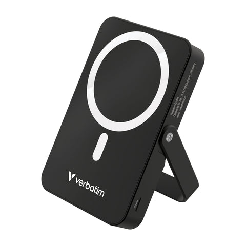 Външна батерия Verbatim Charge 'n' Go Power Bank with Stand Magnetic Wireless 10000mAh (32264)