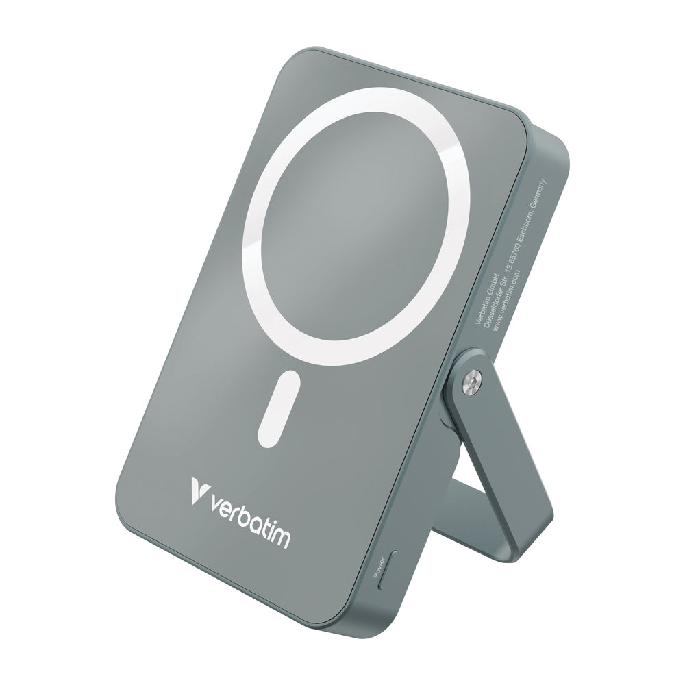 Външна батерия Verbatim Charge 'n' Go Power Bank with Stand Magnetic Wireless 10000mAh (32268)