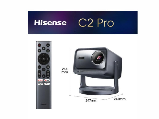 Мултимедиен проектор Hisense C2 Pro Smart mini Laser Projector
