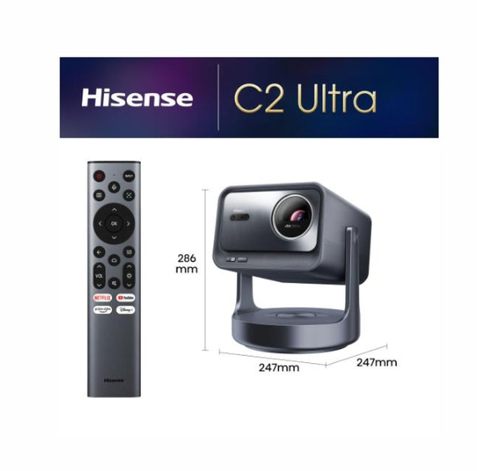 Мултимедиен проектор Hisense C2 Ultra Smart mini Laser Projector