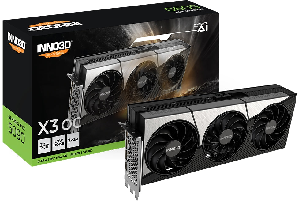 Видео карта Inno3D GeForce RTX 5090 32GB GDDR7 X3 OC