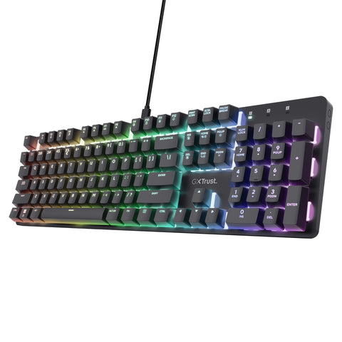 Клавиатура TRUST GXT 871 Zora Mechanical Gaming Keyboard, Black US