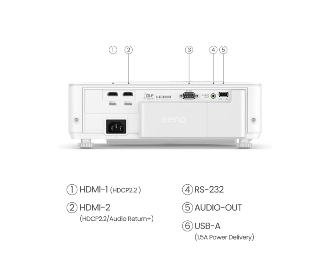 Мултимедиен проектор BenQ TK700 DLP, 4K UHD